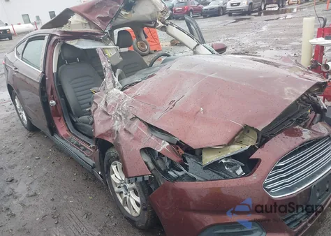 2015 Ford Fusion S из США, поврежденный, VIN 3FA6P0G7XFR190266